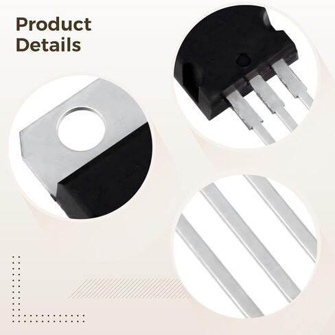 50 عبوة TO-220 L78 و LM317T Transistor Kit ، أنواع متنوعة ، مربع مضغوط ، بناء سيليكون متميز للإلكترونيات in Kuwait
