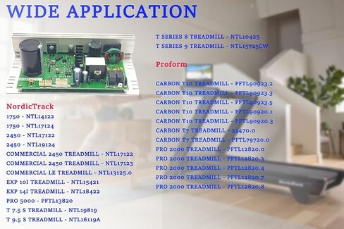 MC1648DLS-JST 406077 Treadmill Control Board 110V ZE0824 10 Pins Motherboard Compatible with Nordic-Track/FreeMotion/Proform Treadmill Parts in Saudi Arabia