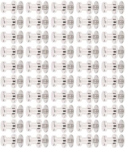 aramox ball head stud stud 50 set 6mm nails studs studs button button buttons for clothing accessories (gold) in Kuwait