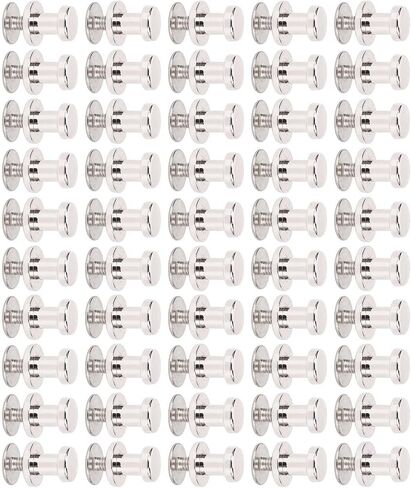 aramox ball head stud stud 50 set 6mm nails studs studs button button buttons for clothing accessories (gold) in Kuwait