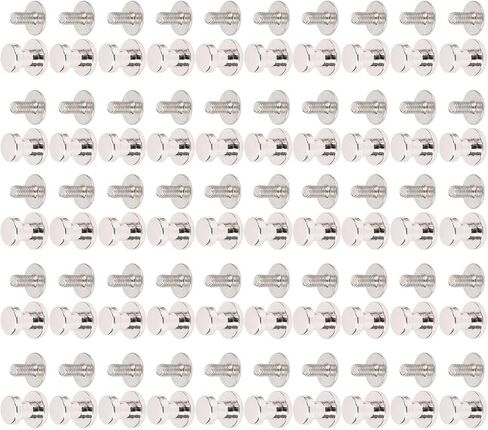 aramox ball head stud stud 50 set 6mm nails studs studs button button buttons for clothing accessories (gold) in Kuwait