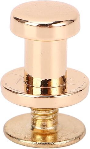 aramox ball head stud stud 50 set 6mm nails studs studs button button buttons for clothing accessories (gold) in Saudi Arabia