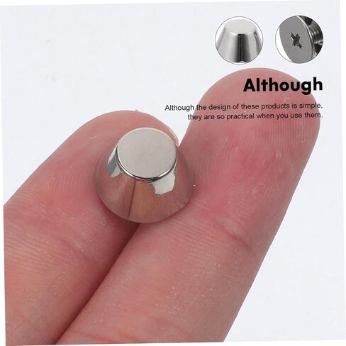 ARTIBETTER 12Pcs Zinc Alloy Bag Spike Studs for DIY Handbags and Suitcases Metal Craft Nail Screws Flat Heads for Leather in Saudi Arabia