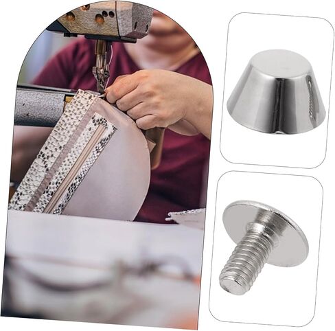 ARTIBETTER 12Pcs Zinc Alloy Bag Spike Studs for DIY Handbags and Suitcases Metal Craft Nail Screws Flat Heads for Leather in Saudi Arabia