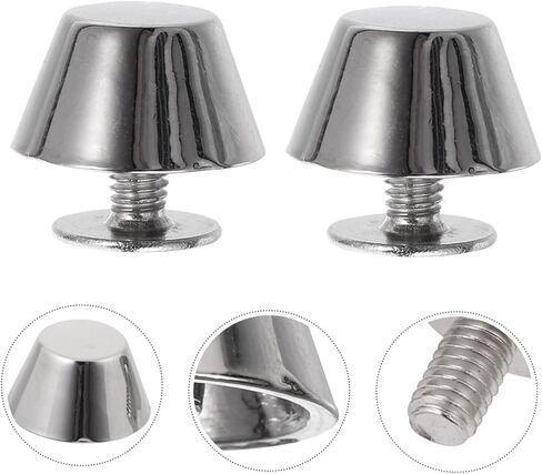 ARTIBETTER 12Pcs Zinc Alloy Bag Spike Studs for DIY Handbags and Suitcases Metal Craft Nail Screws Flat Heads for Leather in Saudi Arabia