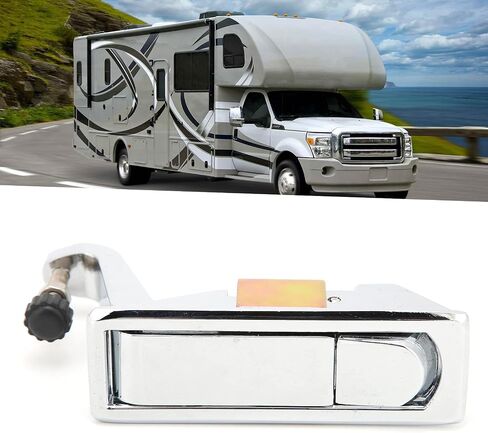 Compression Latch Lock, Zinc Alloy Adjustable Lever Hand Operated Flush Lever Marine Applicable Door for RV Toolboxes, Ship Cabinets, Trailer Luggage, Latches (Silver) in Saudi Arabia