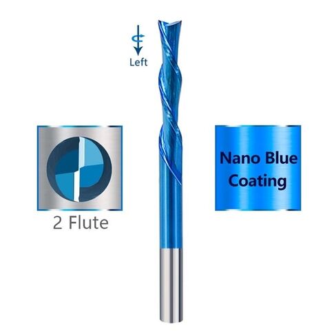 3.175/4/6/8/10/12mm Shank End Mill Down Cut Milling Cutter for Woodworking 2 Flute Carbide Endmill CNC Spiral Router Bits(None Coated,6x6x32) in Saudi Arabia