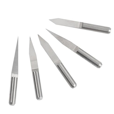 10Pcs 3.175mm Shank V Shape Flat Bottom Carbide PCB Engraving Bits CNC Router Bit 10/15/20/30/45 Degree Milling Cutter Tools in Kuwait