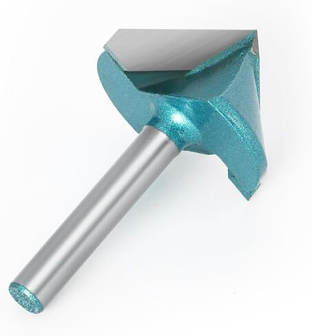6mm Shank v bit CNC carbide Solid Mill Mill Tungsten Steel Milling Milling Cutter 3D Wood MDF Bit 90 120 135 150 Degrees (6x16x120) in Saudi Arabia