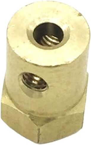 1pc Brass Shaft Coupler DIY Toy Car Motor Shaft Coupling(8mm Hole) in Saudi Arabia