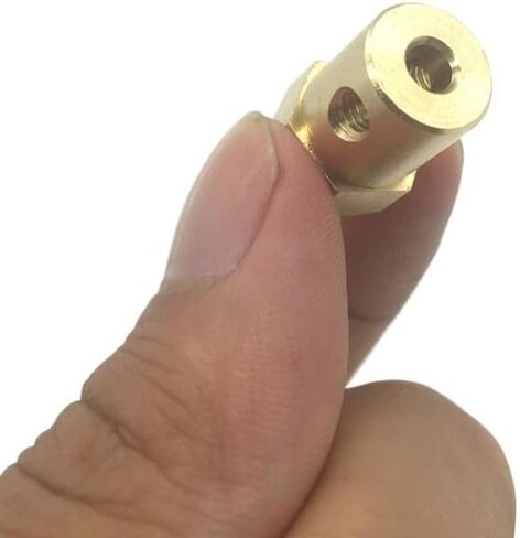 1pc Brass Shaft Coupler DIY Toy Car Motor Shaft Coupling(8mm Hole) in Saudi Arabia