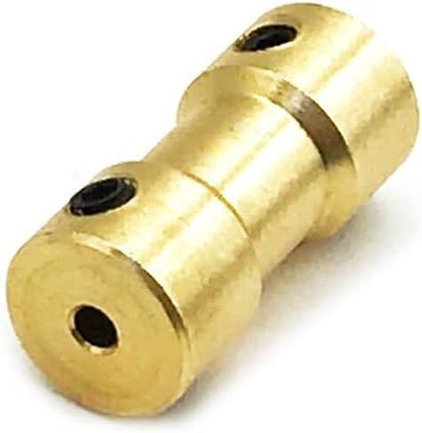 1pcs D9 L20 Brass Rigid Coupling Joint Stepper Motor Shaft Sleeve Adapter Porous Connector(3MMX3MM) in Saudi Arabia