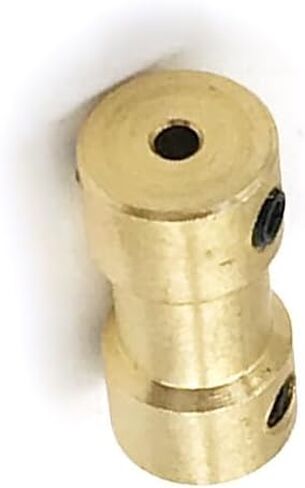 1pcs D9 L20 Brass Rigid Coupling Joint Stepper Motor Shaft Sleeve Adapter Porous Connector(3MMX3MM) in Saudi Arabia