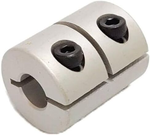 1pcs D20 L25 Rigid Shaft Coupler 20mm Diameter 25mm Length T8 Lead Screw Clamp Stepper Servo Motor Coupling(6.35mm to 8mm) in Saudi Arabia