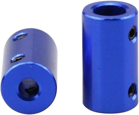 1PCS D14 L25 زرقاء زرقاء مقرن 5 مم 8 مم مقرن سبيكة الألومنيوم لاقتران طراز العمود المحرك (5x5mm) in Kuwait