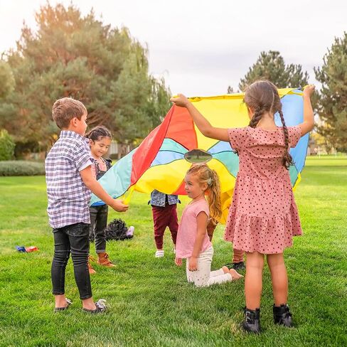 NARMAY Play Parachute for Kids Colorful Rainbow in Kuwait