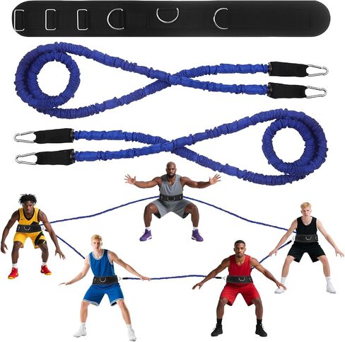 مجموعة مقاومة Bungee Defense Defense Defense ، حزام 6 ، 6.6 قدم و 9.8 قدم ، ومثالية للمدربين وعشاق كرة السلة الشباب ، وتستخدم في الموقف الأساسي والحركة والدفاع عن الفريق in Saudi Arabia