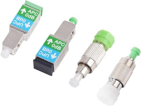 1PCS Fiber Optic Adapter APC/UPC SC FC Male to APC/UPC SC FC Female 0dB Attenuator Single-Mode 1200nm-1600nm Connector(APC FC-M to UPC FC-F) in Saudi Arabia