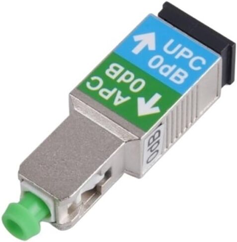 1PCS Fiber Optic Adapter APC/UPC SC FC Male to APC/UPC SC FC Female 0dB Attenuator Single-Mode 1200nm-1600nm Connector(APC FC-M to UPC FC-F) in Saudi Arabia
