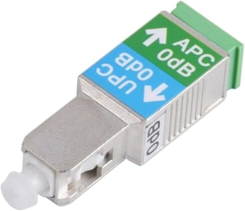 1PCS Fiber Optic Adapter APC/UPC SC FC Male to APC/UPC SC FC Female 0dB Attenuator Single-Mode 1200nm-1600nm Connector(APC FC-M to UPC FC-F) in Saudi Arabia