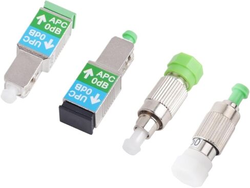 1PCS محول الألياف البصرية APC/UPC SC FC Male إلى APC/UPC SC FC Female 0DB توهين أحادي الوضع 1200NM-1600NM (APC FC-M TO UPC FC-F) in Kuwait