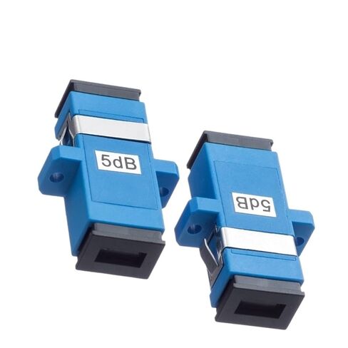 الخفيف البصري 10pcs أنثى إلى أنثى FF محول ثابت نوع Fibra Optica Connector 2 3 5 7 10 15db Blue SM (15db) in Kuwait