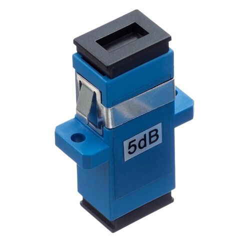 الخفيف البصري 10pcs أنثى إلى أنثى FF محول ثابت نوع Fibra Optica Connector 2 3 5 7 10 15db Blue SM (15db) in Kuwait