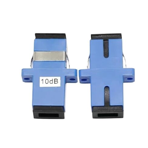 الخفيف البصري 10pcs أنثى إلى أنثى FF محول ثابت نوع Fibra Optica Connector 2 3 5 7 10 15db Blue SM (15db) in Kuwait