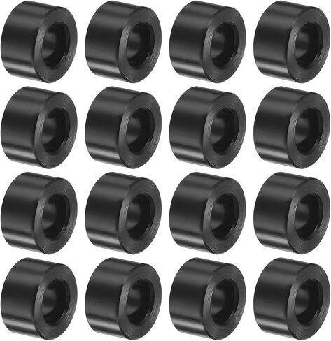 uxcell 16pcs فواصل الألومنيوم ، 5 مم معرف × 9 ملم OD x 5mm المسمار المسمار المسمار بذرات بلاءة معدنية غير مؤهلة ، جلبة مواجهة غير مخبأة للبراغي المسمار M5 in Kuwait