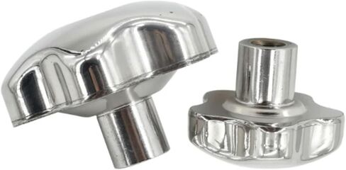 304 Stainless Steel Hand Knob Nuts Plum Handle Rotating Clamp Threaded Bolt Insert Screw Thumb Fasten Star Nut for Metalworking in Kuwait