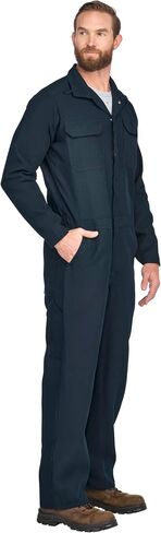 Bulwark Men's Flame Resistant 4.5 oz Nomex IIIA Premium Coverall, Navy, 42 in Saudi Arabia