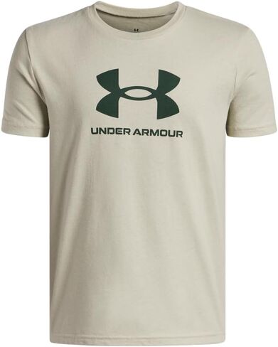 Under Armour Boys' Sportstyle Logo Short Sleeve T Shirt in Saudi Arabia