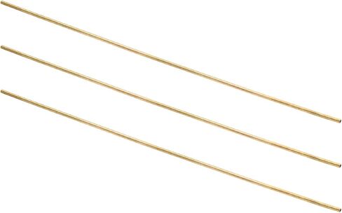 uxcell 3pcs h62 أنبوب جولة النحاس ، 9.5 مم OD 0.5 مم سماكة الجدار 300 مم دقة أنابيب مستقيمة الأنابيب المستقيمة لمشاريع DIY الحرف البستنة الدقة in Kuwait