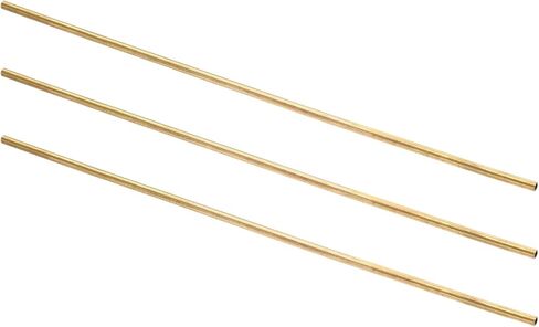 uxcell 3pcs h62 أنبوب جولة النحاس ، 9.5 مم OD 0.5 مم سماكة الجدار 300 مم دقة أنابيب مستقيمة الأنابيب المستقيمة لمشاريع DIY الحرف البستنة الدقة in Kuwait