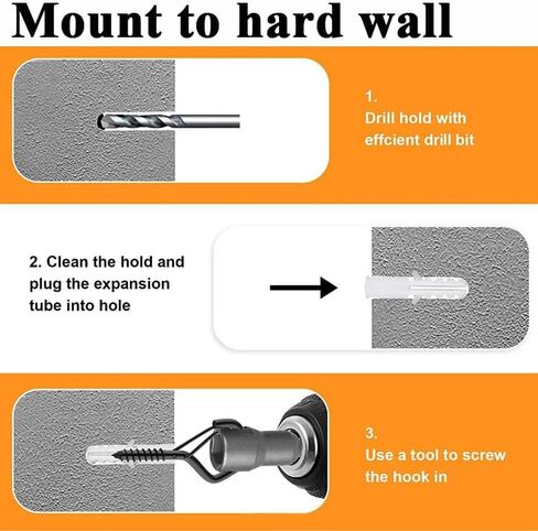 20pack White Screw-in Hooks Wall Ceiling for Outdoor String Lights, Safety Buckle Design Cup Eye Hook Q-Hanger for Hanging Patio Light, Plants, Bird-Nest, Rope, Wind Chimes, 1 Wing Nut Driver in Kuwait