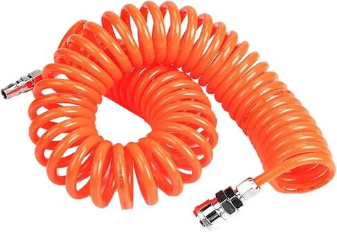 3 metres 6M 9M 12M 15M Pneumatic Tool PU 6X4 8X5 12X8mm Air Compressor Telescopic Spiral Hose Spring Tube Flexible Pipe PP20+SP20 Type(12X8mm,15M) in Saudi Arabia