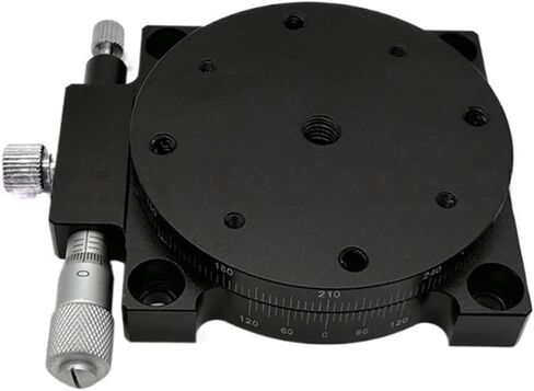 R AXIS 60MM يدوي منصة الدوران المرحلة المنزلق تحمل المرحلة الخطية 29.4N 60 مم RS60-L in Saudi Arabia