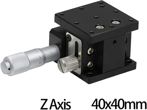 Z Axis Mobile Optical Displacement Fine Tuning Platform Adjustable Lifts Stage Sliding Table 40x40mm in Saudi Arabia