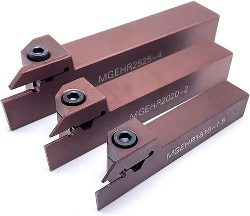mgehr2525 mgehl2525-1.5 2 2.5 3 4 5mm أخدود أدوات التحول الخارجي مخرطة الفولاذ الزنبركية (5 مم ، mgehr2525_10pcs إدراج) in Saudi Arabia
