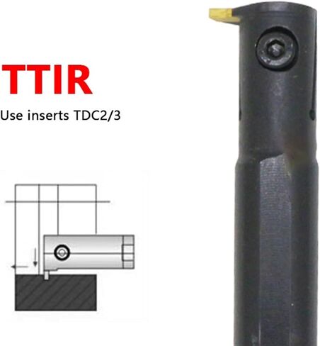 TTIR 20 25 TTIR20 TTIR25 TTIR20-2 TTIR25-3 TRANDING TENDING TOUND MOUND CARBIDE INSERTS INTERNAL SILOTING SHANK TOOL BAR (TTIR20-2) in Saudi Arabia
