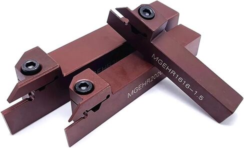 MGEHR1212-1.5 2 3mm Outer Grooving Turning Tool Spring Steel Slotting Lathe(2MM,MGEHR1212_10PCS Insert) in Kuwait