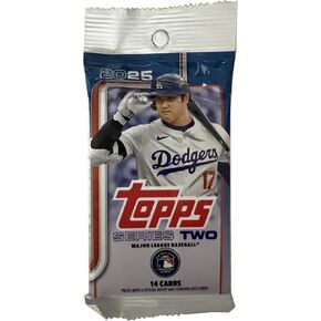 Topps 2025 Series 2 Baseball Trading Card Pack (14 بطاقة) in Kuwait