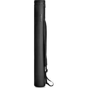 35" Long Tube Storage Bag Case For Board Game Mat Card Game Texas Hold'em Poker Table Tops Outdoor Carring Bag Waterproof, Easy Clean, Odorless, Matt Black PU Leather in Saudi Arabia