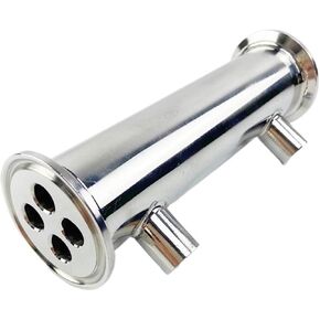 Condenser Dephlegmator 1.5"(38mm) OD50.5, Sanitary Dephlegmator/Distillation Condenser,4 Pipes Inside ID 8mm,Lenght 150mm,Reflux,1/4“FNPT SS304 in Kuwait