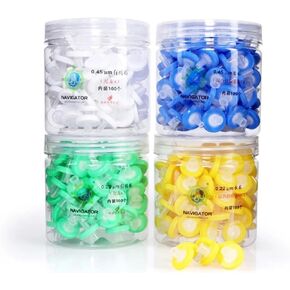 100pcs/Lot Lab 33mm 33mm يمكن التخلص من مرشح محقنة luer mce/nylon/pes/pvdf مرشح بحقن مع غشاء Millipore 0.22/0.45um (33 مم 0.22وم) in Kuwait