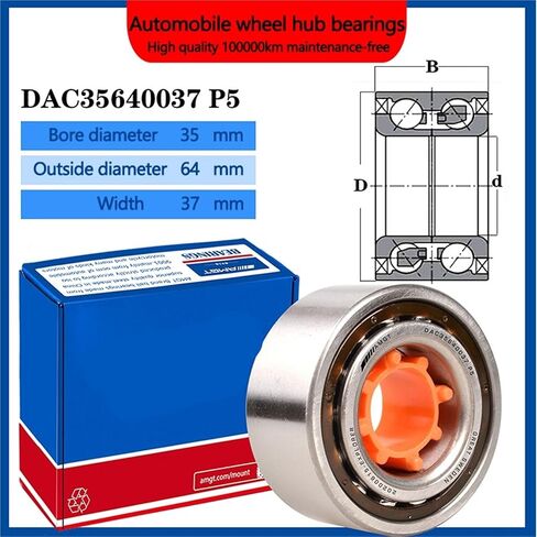 1Pcs Wheel Hub Bearing DAC35640037 98-04 DAC3564A-1CS45 AU0704-1LL/L260(DE07A15) 04-10 DAC3564A-1CS31(DAC35640037-2Z) in Saudi Arabia