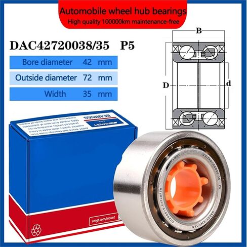 1Pcs Wheel Hub Bearing DAC42720038/35 40210-01E00 28316-AE000 28016-AA011 46T080704 42KWD02A NTN:4T-CRI-0881(DU42720038-35 2Z P5) in Kuwait