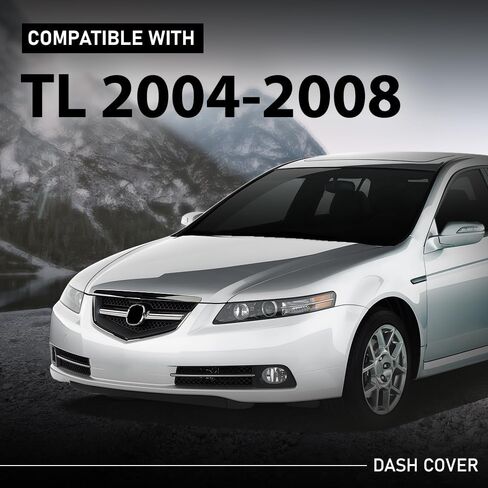لوحة Dash Cover Dashboard لوحة بلاستيكية رمادية فاتحة متوافقة مع Honda Acura TL 2004-2008 in Kuwait