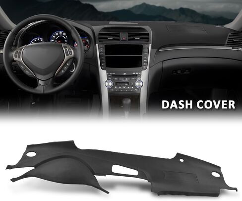 لوحة Dash Cover Dashboard لوحة بلاستيكية رمادية فاتحة متوافقة مع Honda Acura TL 2004-2008 in Kuwait