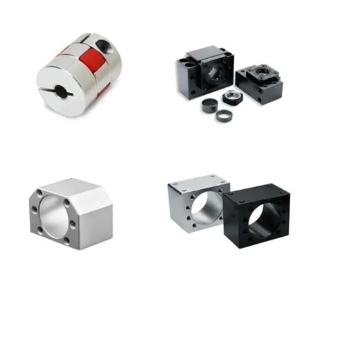 آلة التحكم في الكرة المزدوجة صامد الجوز المسمار SFU1204 برغي الكرة+2PCS دليل خطية RAIL HGR15+4PCS كتلة خطي HGW15CC 300-1000MM للأجزاء (500 مم) in Kuwait